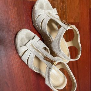 Beige Michael Kors Wedges